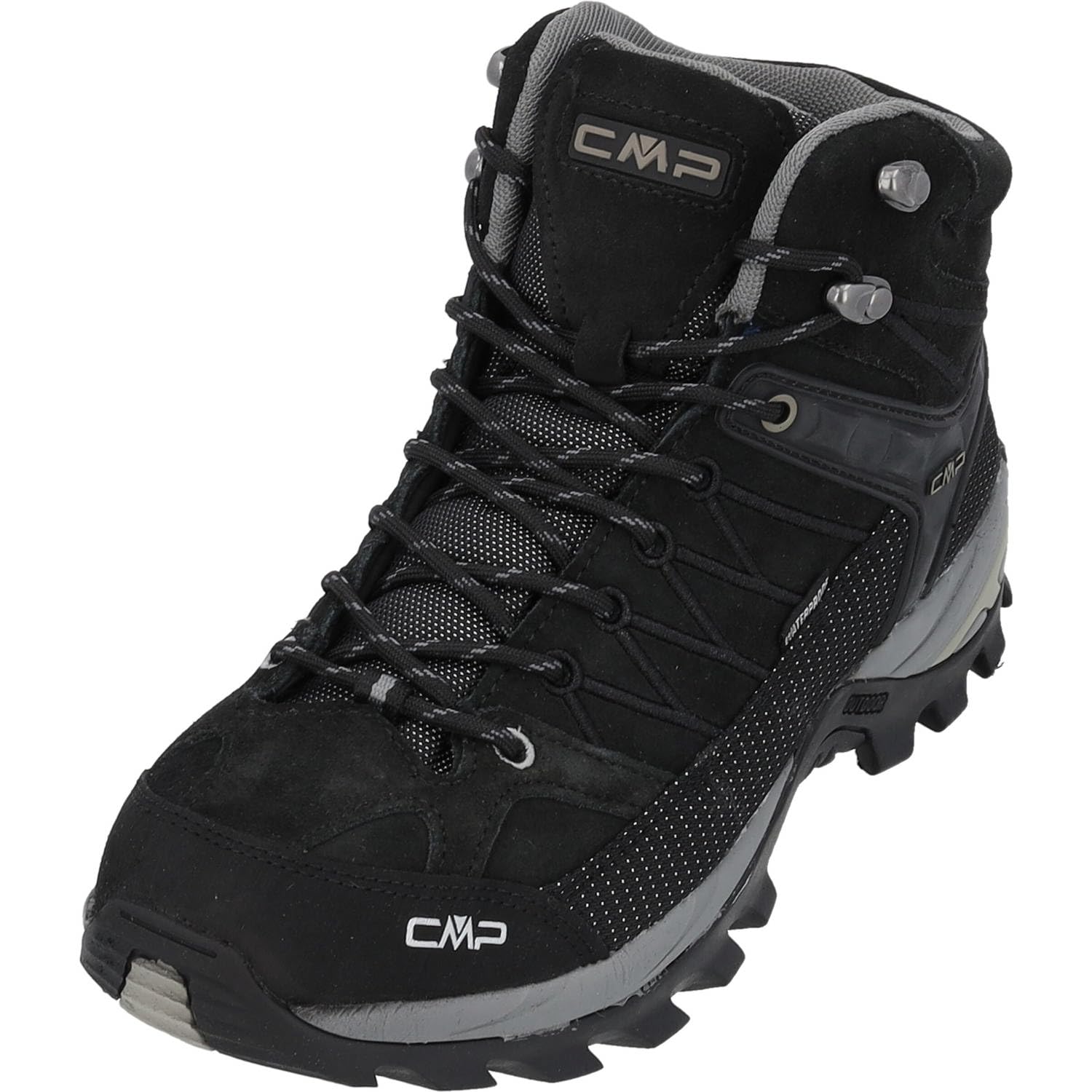 CMP Men's Rigel Mid Trekking Shoe Wp Trekking Shoes, Nero Grey, 11 UK