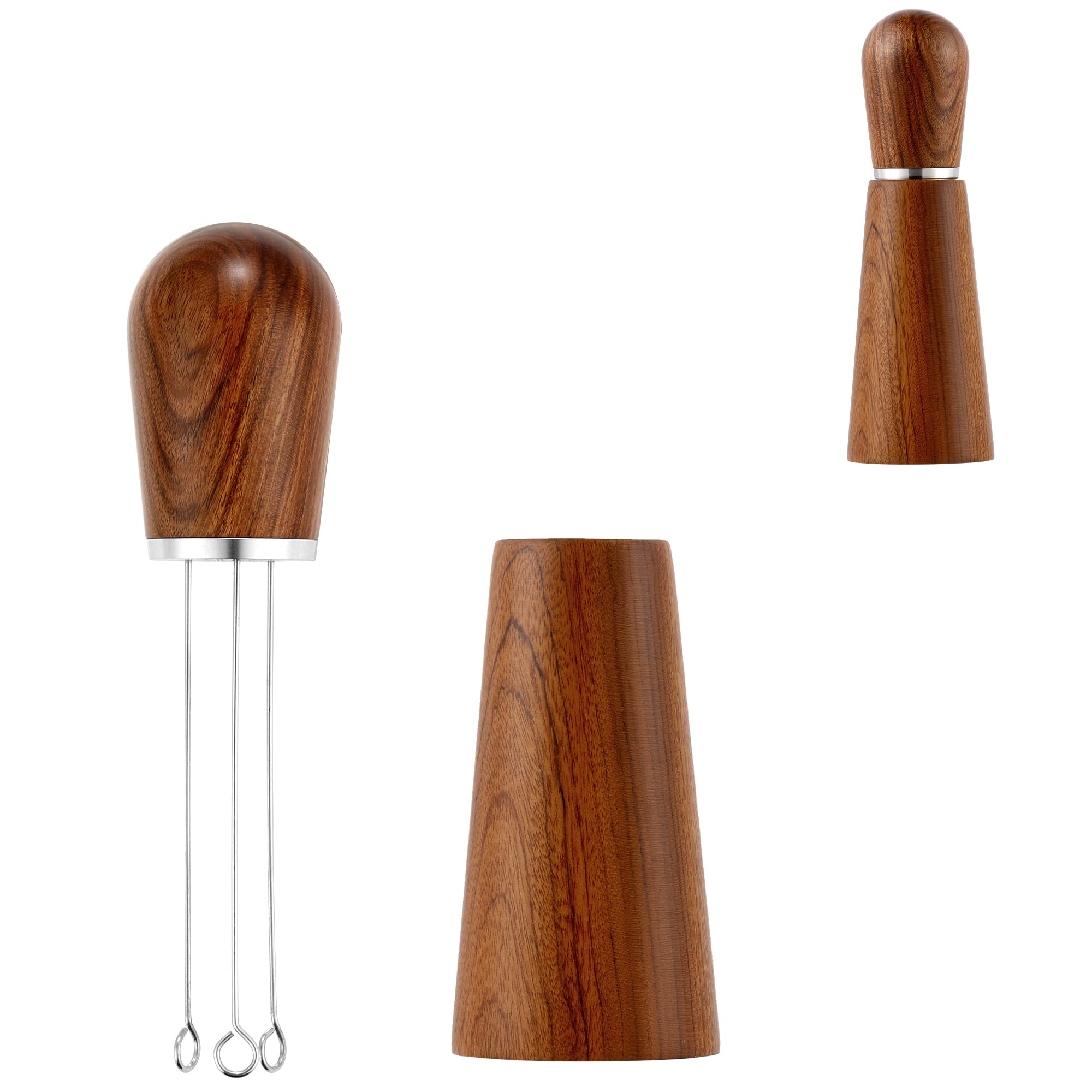 Espresso Distribution Tool Espresso WDT Tool for Coffee Distribution - Espresso Stirrer Coffee Distributor with Natural Wood Handle