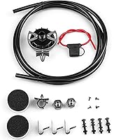 Vista 5 de Compresor de bocina de aire resistente de 200 PSI, compresor de bocina de tren de 3/8 NPT con accesorios de repuesto de 1/4 NPT