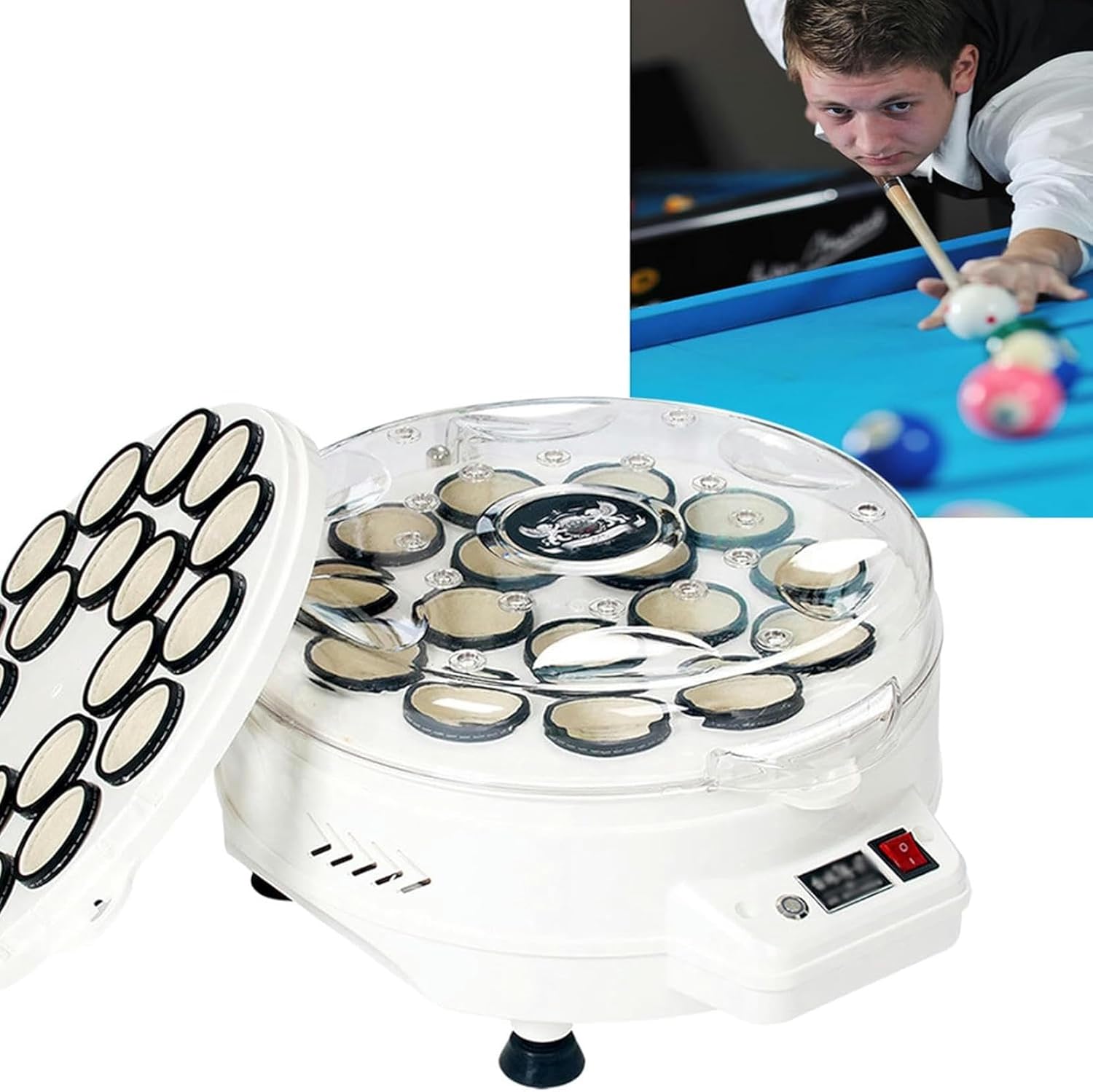 Cleaning Machine and Polishing Pool 2 in 1, Electronic Cleaning Machine of Automatic Cleaning Balls ~/