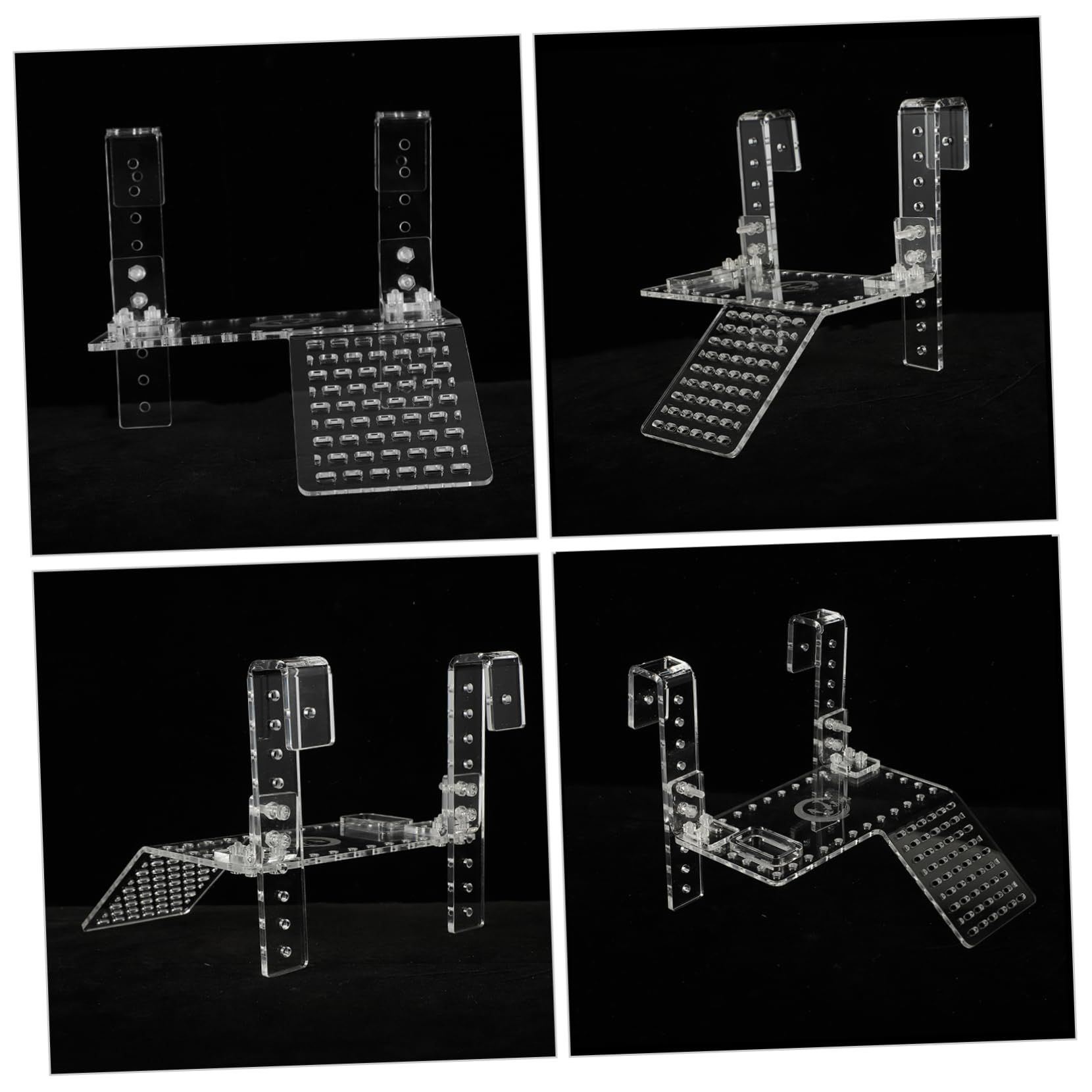 GALPADA 1 Piattaforma per Tartarughe Acrilico Design Antiscivolo Accessorio per Rettili Adatta per Piccole Tartarughe e Compatibile con Acquari e Acrilico