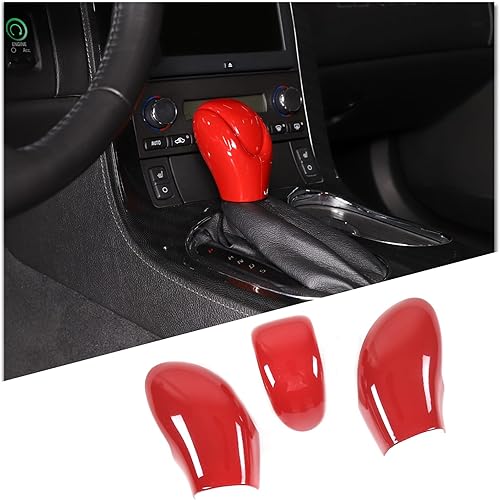 Miniatura 8 de PIUGILH Cubierta para la cabeza de la perilla de la palanca de cambios compatible con Corvette C6 2005-2013, accesorios interiores de la manija de