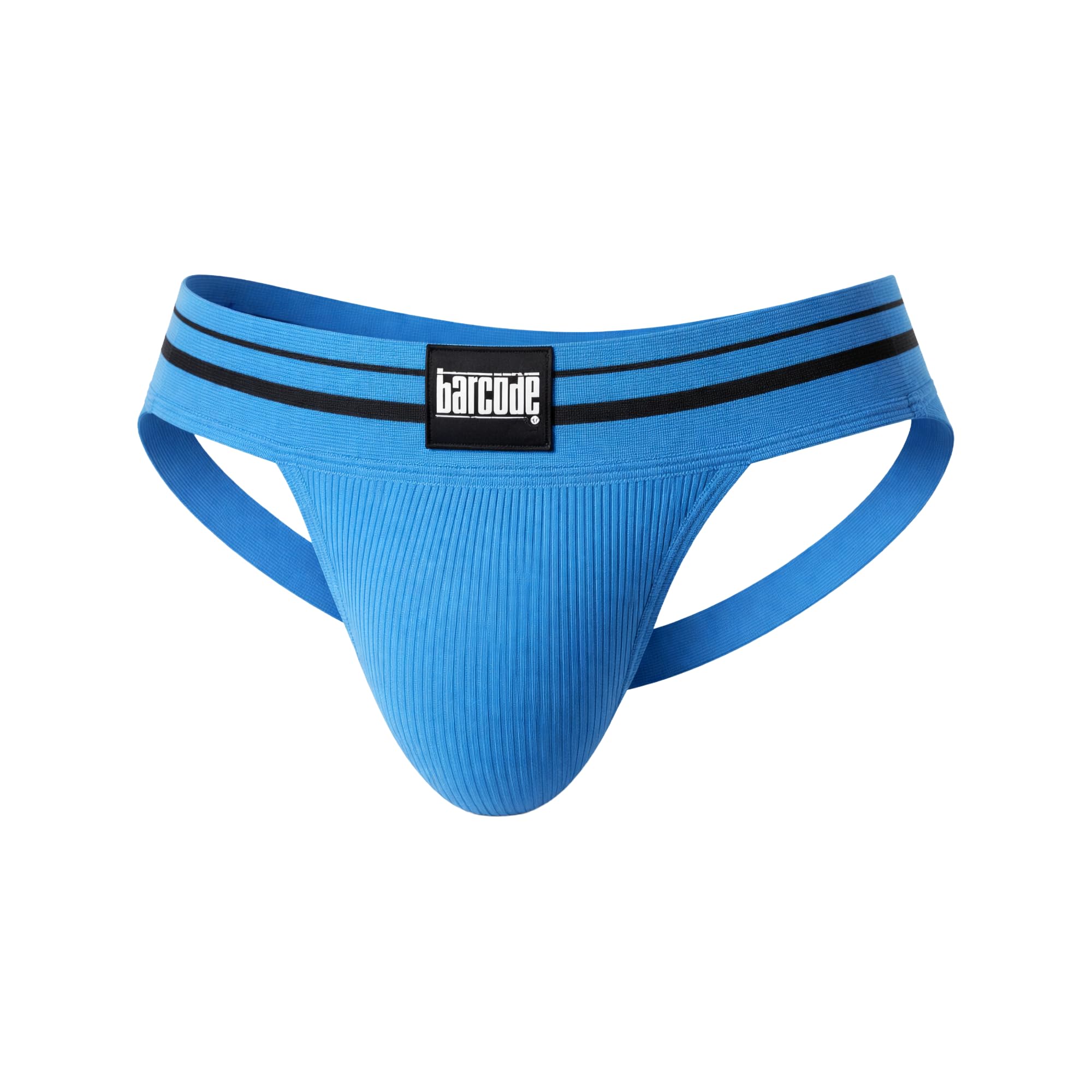 Barcode Berlin Men's Blue-Black - Underwear - Andreus Jockstrap - 1X Size L
