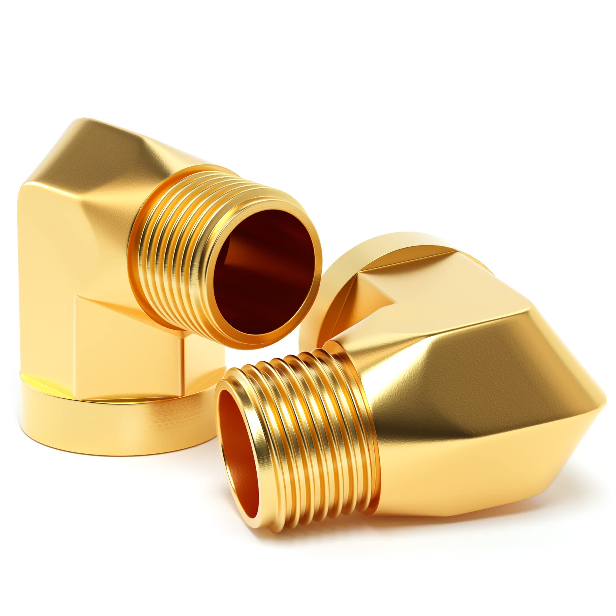 Tailonz Pneumaitc Elbow Metals Brass Pipe Fitting 1/8 Inch Male Pipe x 1/8 Inch Female Pipe Adapte（5Pack） (B0869FQCDN) Amazon Price History, Amazon Price Tracker