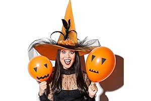 Newcotte Glowing Witch Hat Decorations