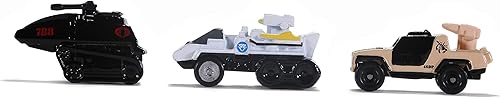 Miniatura 3 de Jada Toys GI Joe 32083 - Paquete de 3 autos de 1.65 pulgadas, nano fundido, juguetes para niños y adultos (32083)