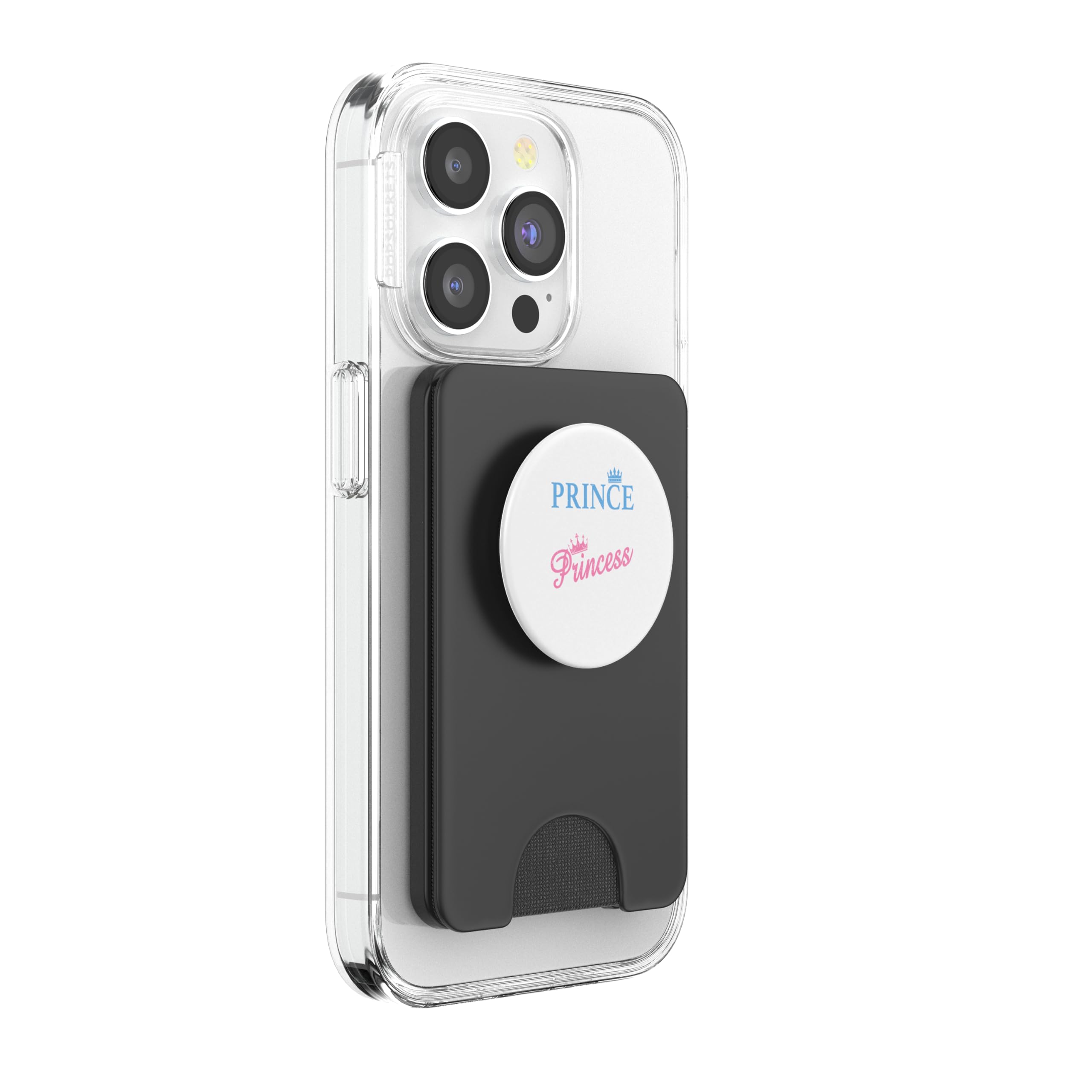 Príncipe o Princesa Revelación de género PopSockets PopWallet para MagSafe