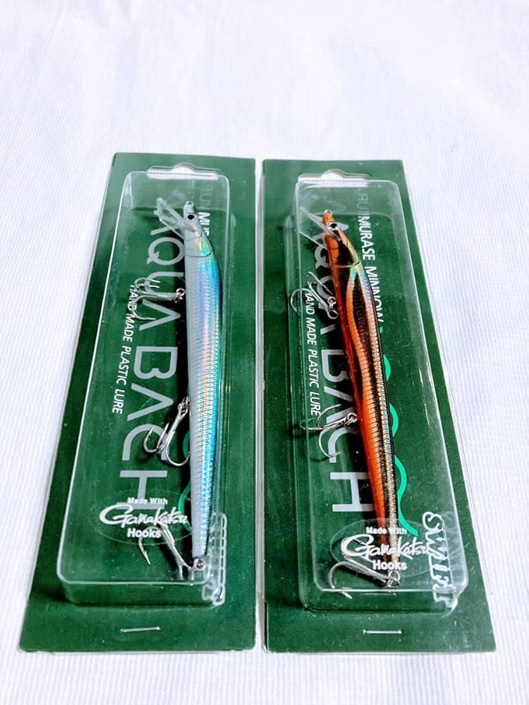 Amazon.co.jp: ムラセミノー アクアバッハ 13センチ 2本セット②