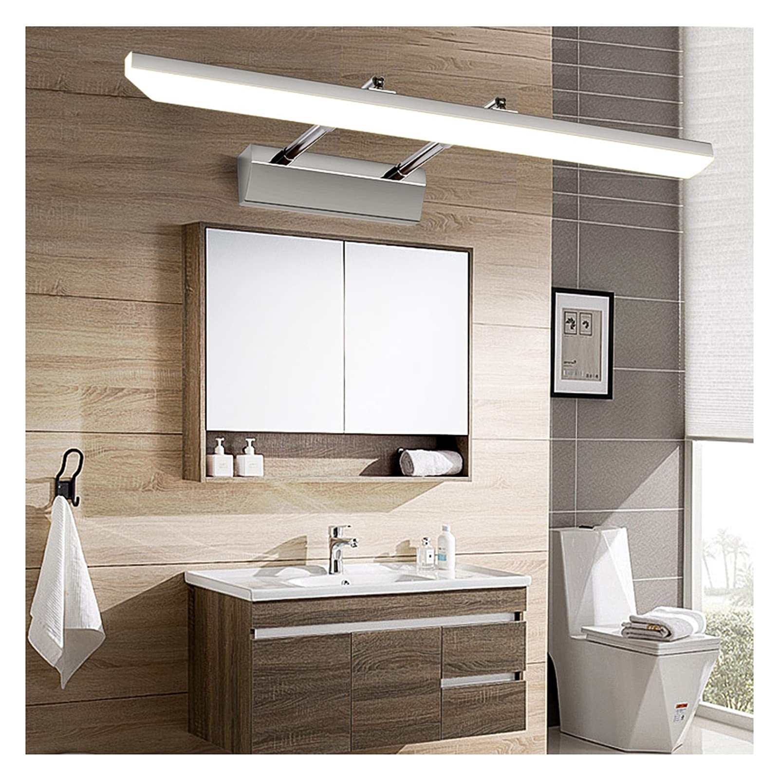Lampe de Maquillage LED Ajustable pour Miroir Salle de Bain