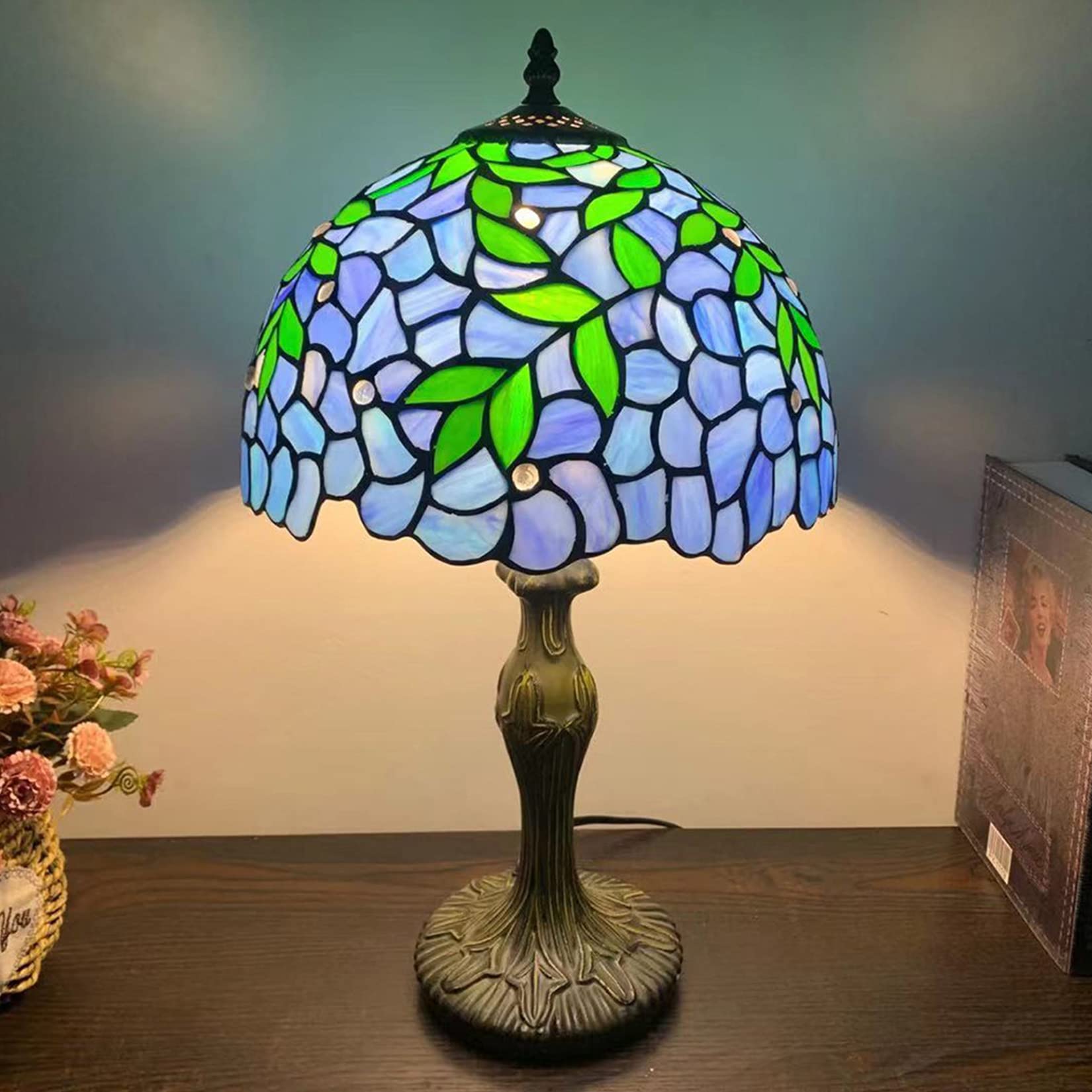 Amazon.co.jp : BOTOWI ティファニースタイルのテーブルランプステンド