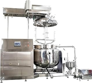 Vacuum Mixer, Industrial Emulsifier Homogenizer, Commercial Cheese Mixer, Large Capacity Cream Stirrer, Automatic Butter Mixing Machine for Yogurt Dairy Production for Food Plant