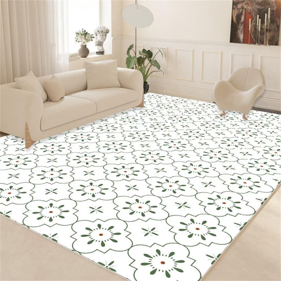 Tapis de chambre à coucher floral créez un coin de verdure sur votre balcon
