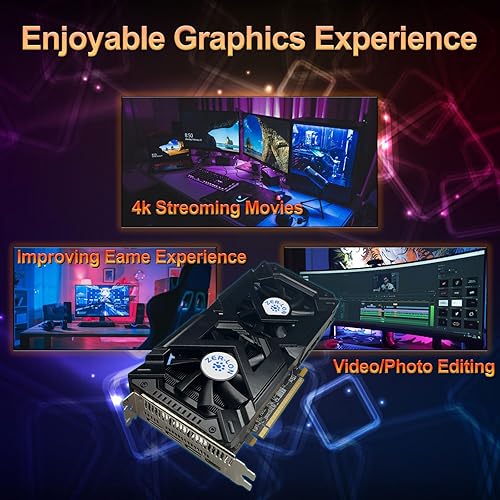 Miniatura 4 de Tarjetas gráficas AMD Radeon RX 580, 8GB 256Bit 2048SP GDDR5 12847000MHz, salida HDMI DP, PCI Express 3.0 con ventilador dual para juegos de oficina