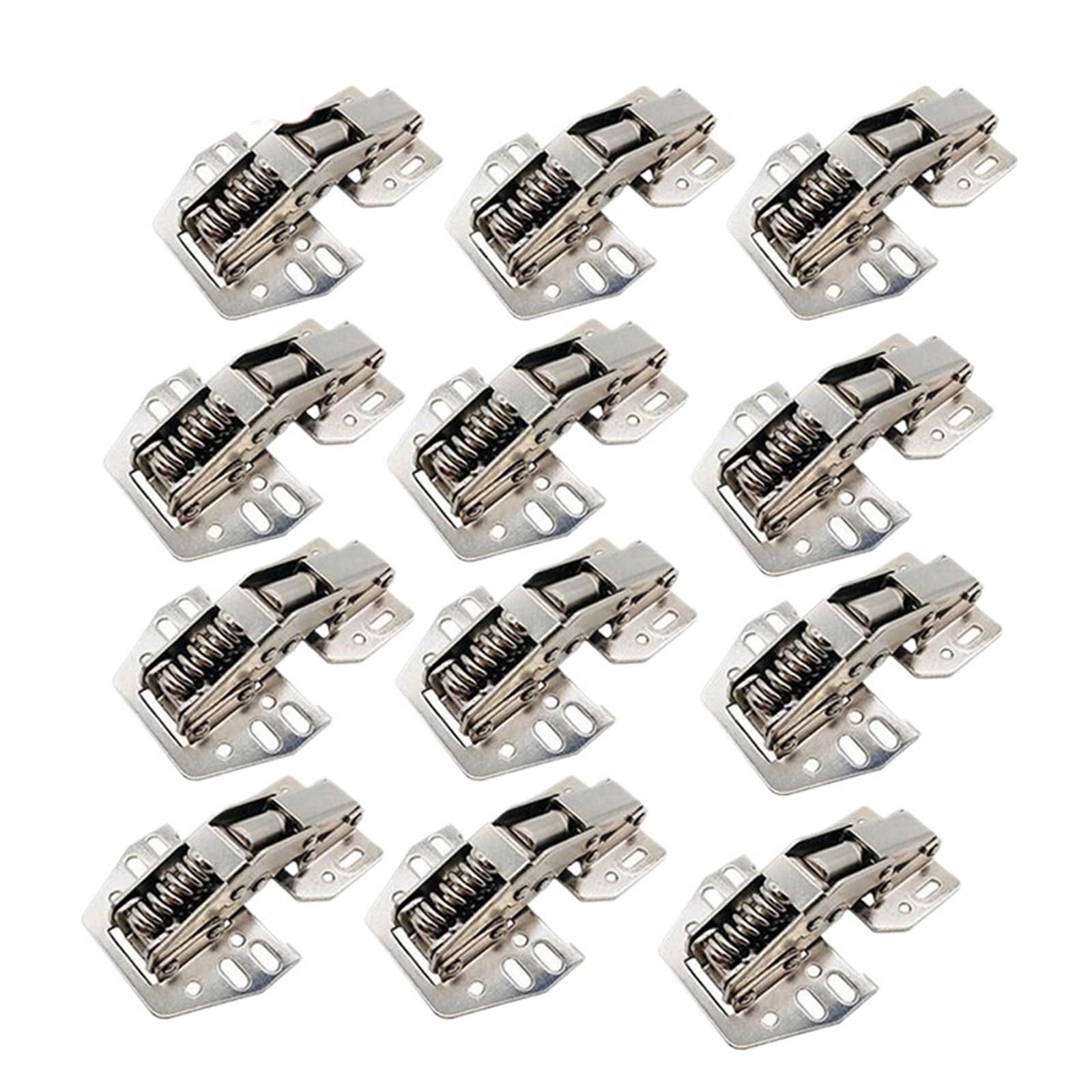 2-12PC Overhead Swing Up Hinges for Face Frame Cabinet and RV Cupboard Doors(12pcs)