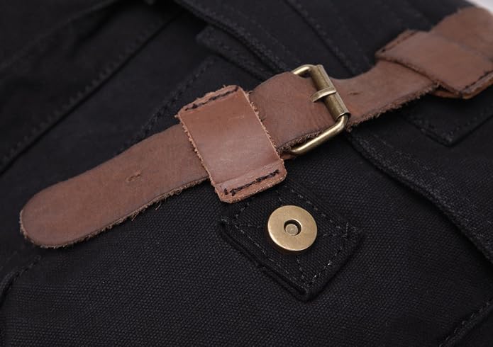 Bolso de Mensajero Vintage Militar para Laptop 13.3-17" miniatura 7