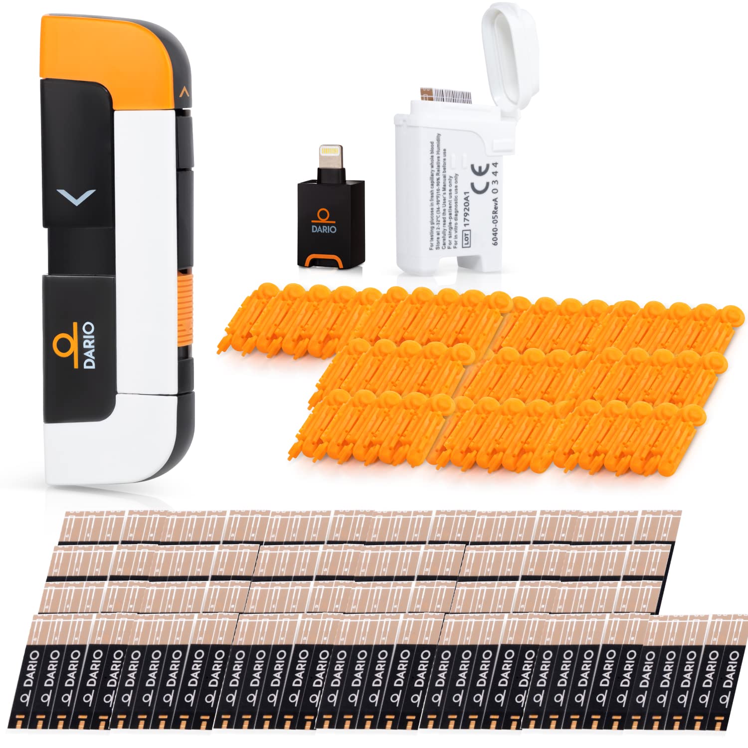 Bundle & Save Dario Diabetes Blood Glucose Meter Kit. Test Blood Sugar Estimate A1c. All-in-One Smar