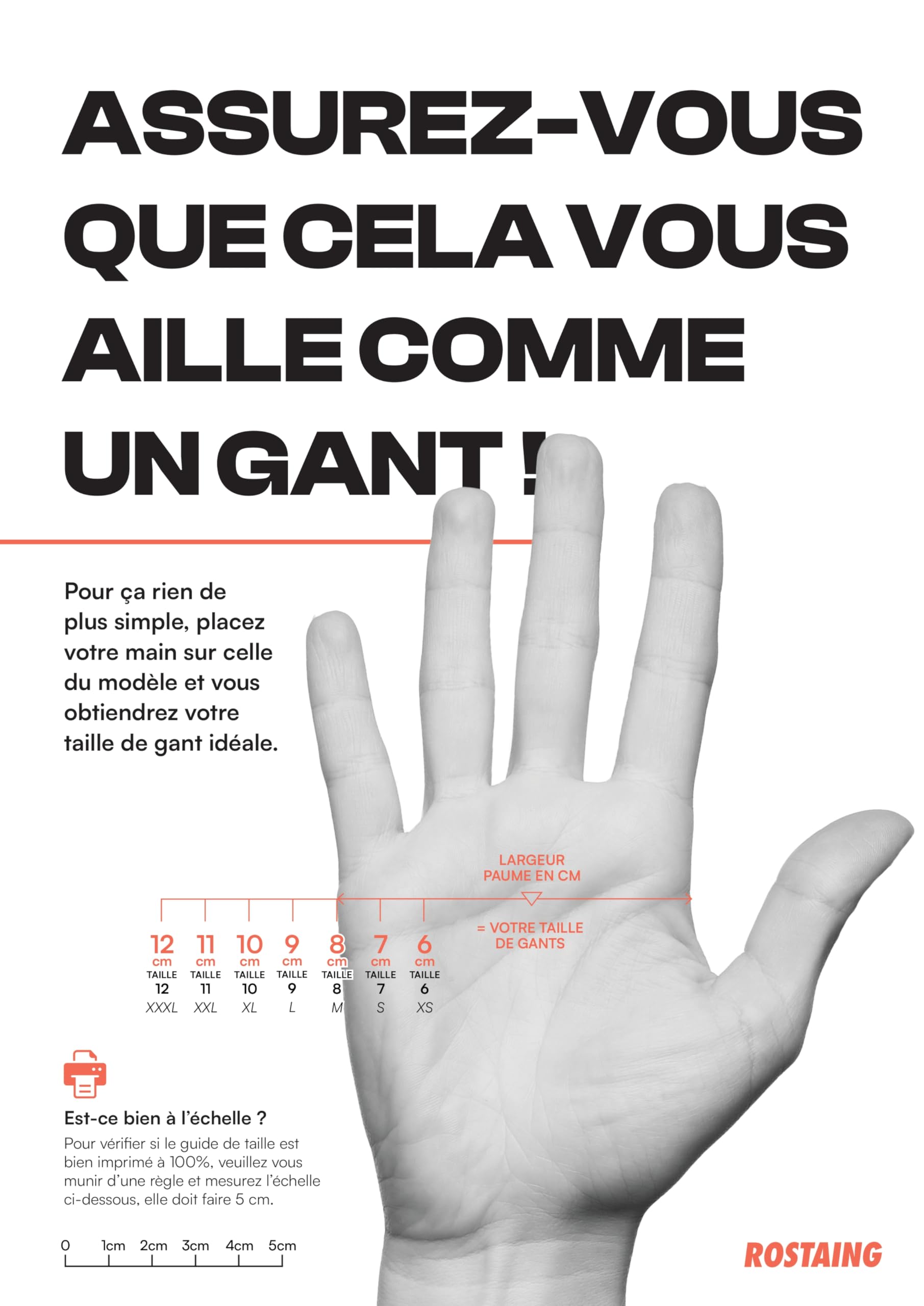 ROSTAING Gants RONCIER - Paire de Gants de Jardinage - Protection Cuir - Gants de Jardinage pour les Épines et Ronces et Gants de Travail, Beige
