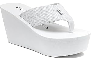 Women's Skin Wedge Comfort Foam Flip Flop Sandal