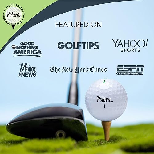 Miniatura 5 de Polara Golf Self-Correcting Golf Balls – Soft Feel, Anti-Slice & Hook Correction, Exceeds USGA Limits, Dimple Pattern, High-Performance Balls for