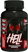 3VS Nutrition Termogênico Hell 60 Cápsulas A Combinação Perfeita De 7 Ingredientes Com Cafeína, L-carnitina, L-tirosina, Tcm, Picolinato De Cromo E Vitaminas