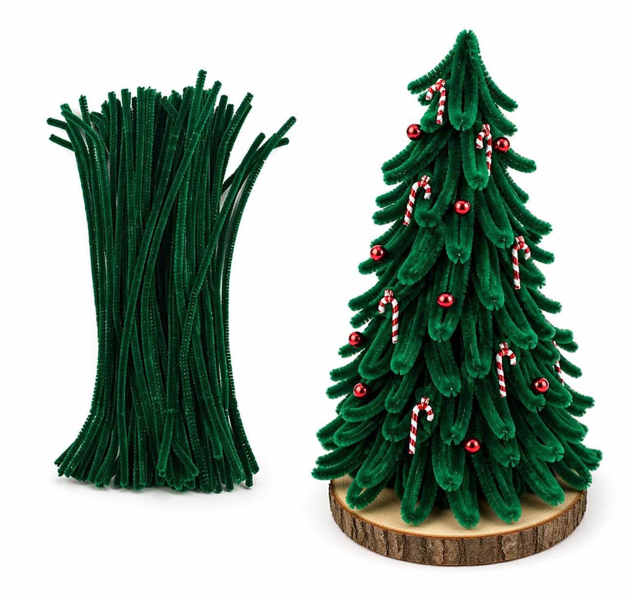 100 Pipe Cleaners Craft Set - DIY Art & Decorations -22