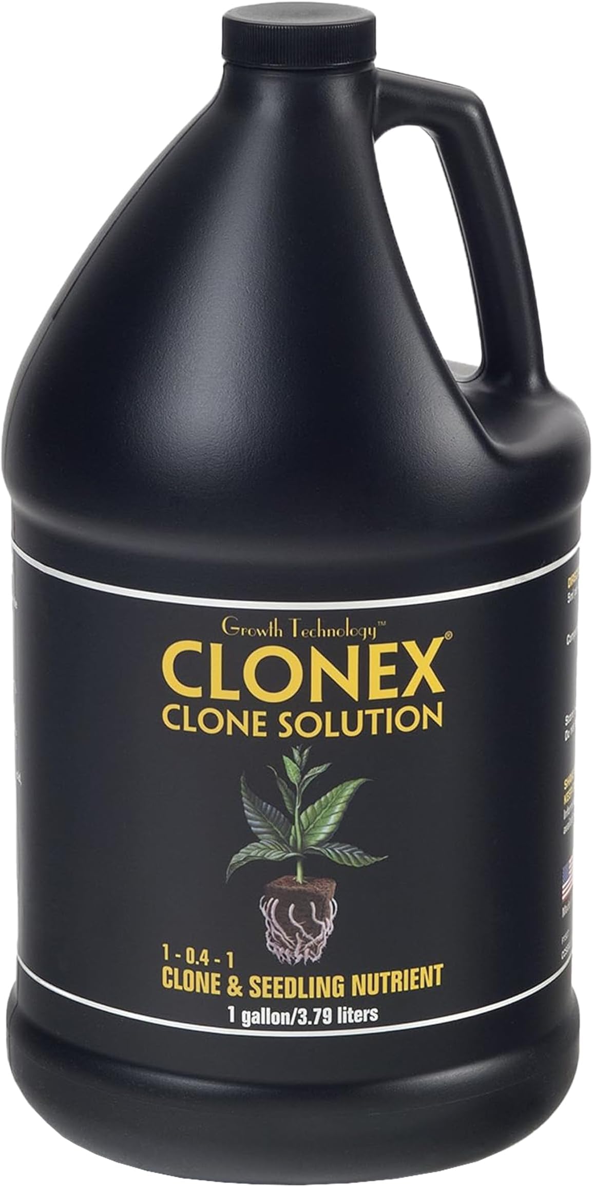 Clonex Clone Solution, Professional-Grade Nutrient Formula for Seedlings, Cuttings, and General Use. Feeds Young Plants, Helps Promote Growth & Rapid Root Development - 1 Gallon