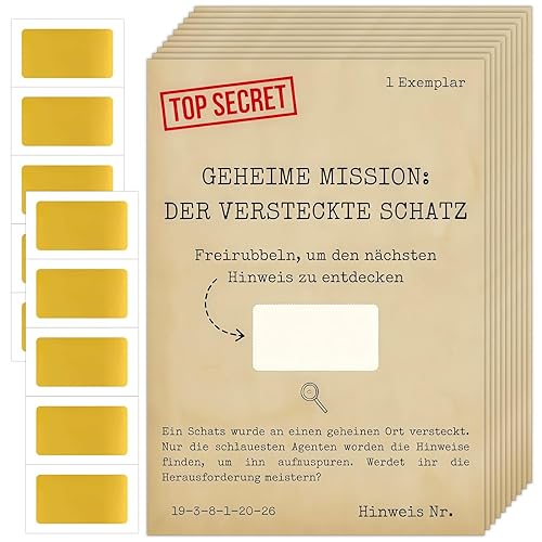 BLNC Caccia al Tesoro Gioco, Set di attività Cerca e