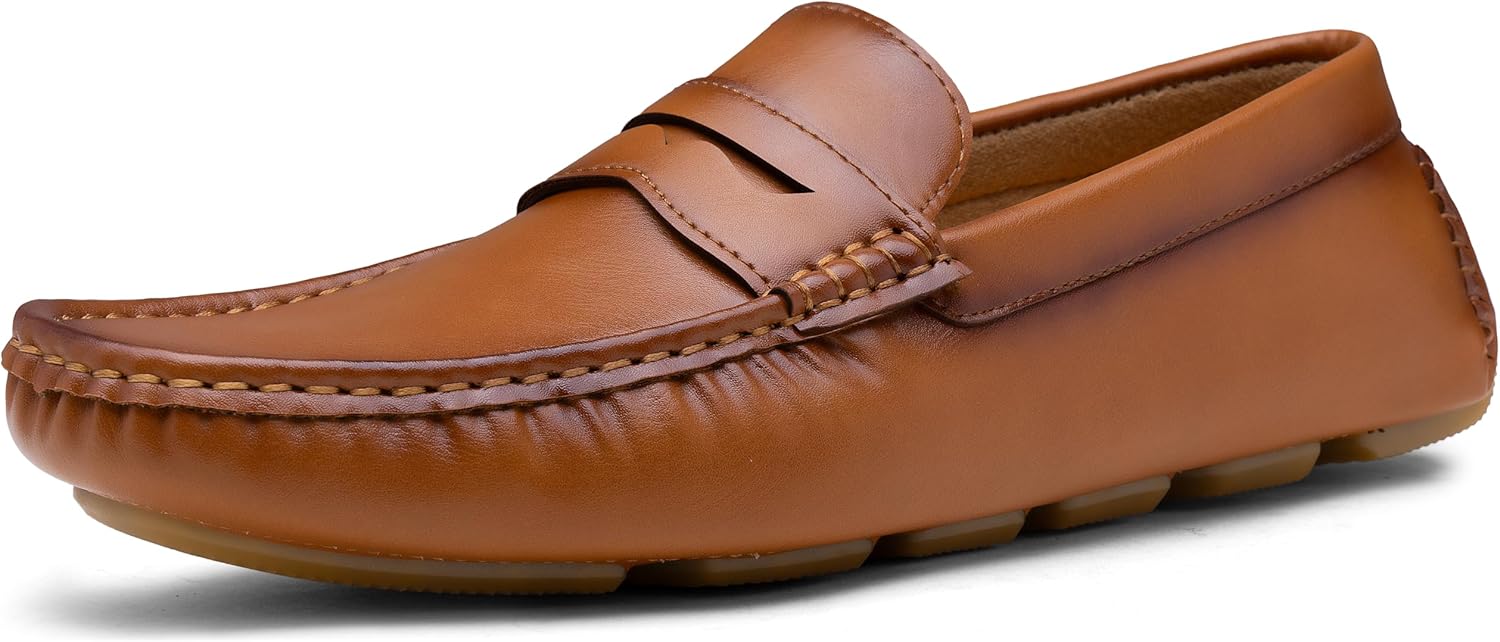 Vostey Men's Loafers Slip on Shoes Loafers Driving Loafers Casual Penny Loafers for Men