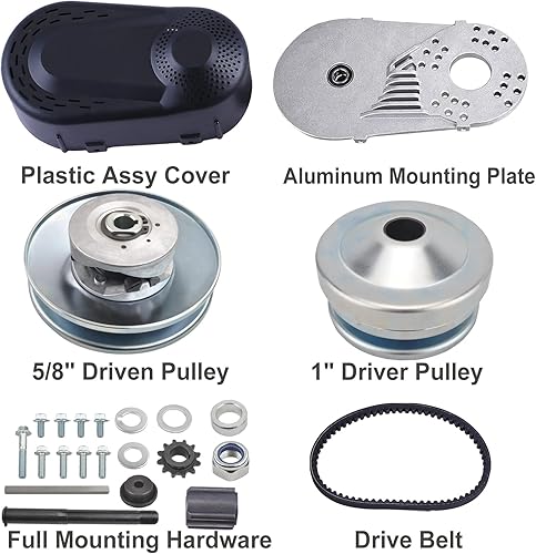 Miniatura 10 de Serie 30 Kit convertidor de par de 1 pulgada para motor Predator 301CC 2-8 HP, embrague de orificio de 1 pulgada 10T #4041420 cadena reemplaza Go