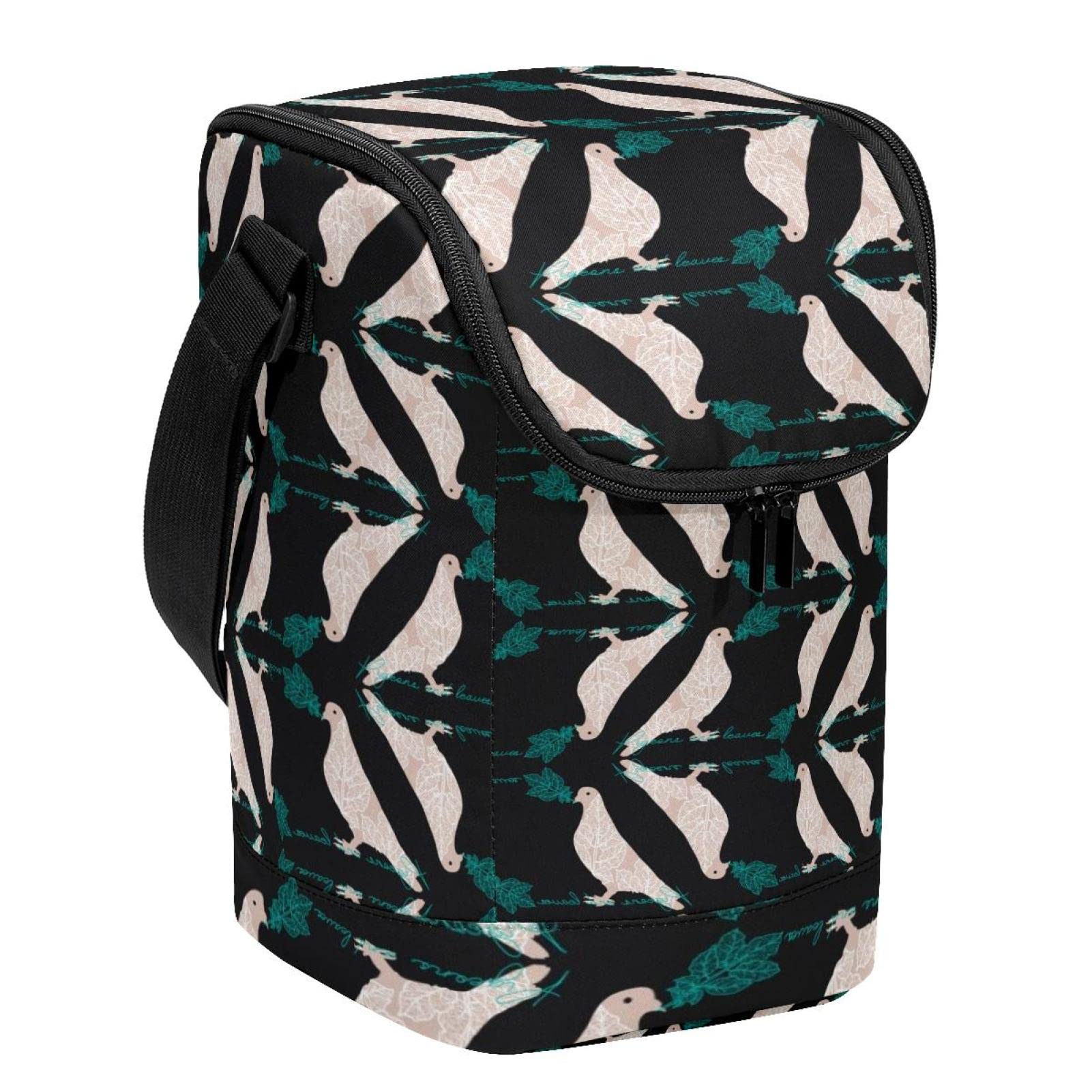 Bolsa de almuerzo con diseño de animales para hombres y mujeres porta alimentos