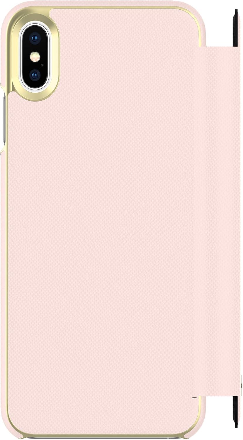 kate spade new york Rose Quartz Folio Case for iPhone Xs Max - Saffiano Leather ID & Card Holder
