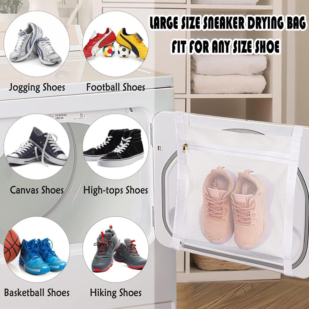 Realand 4pcs sneakers Dry Clean Mesh bag per asciugatrice