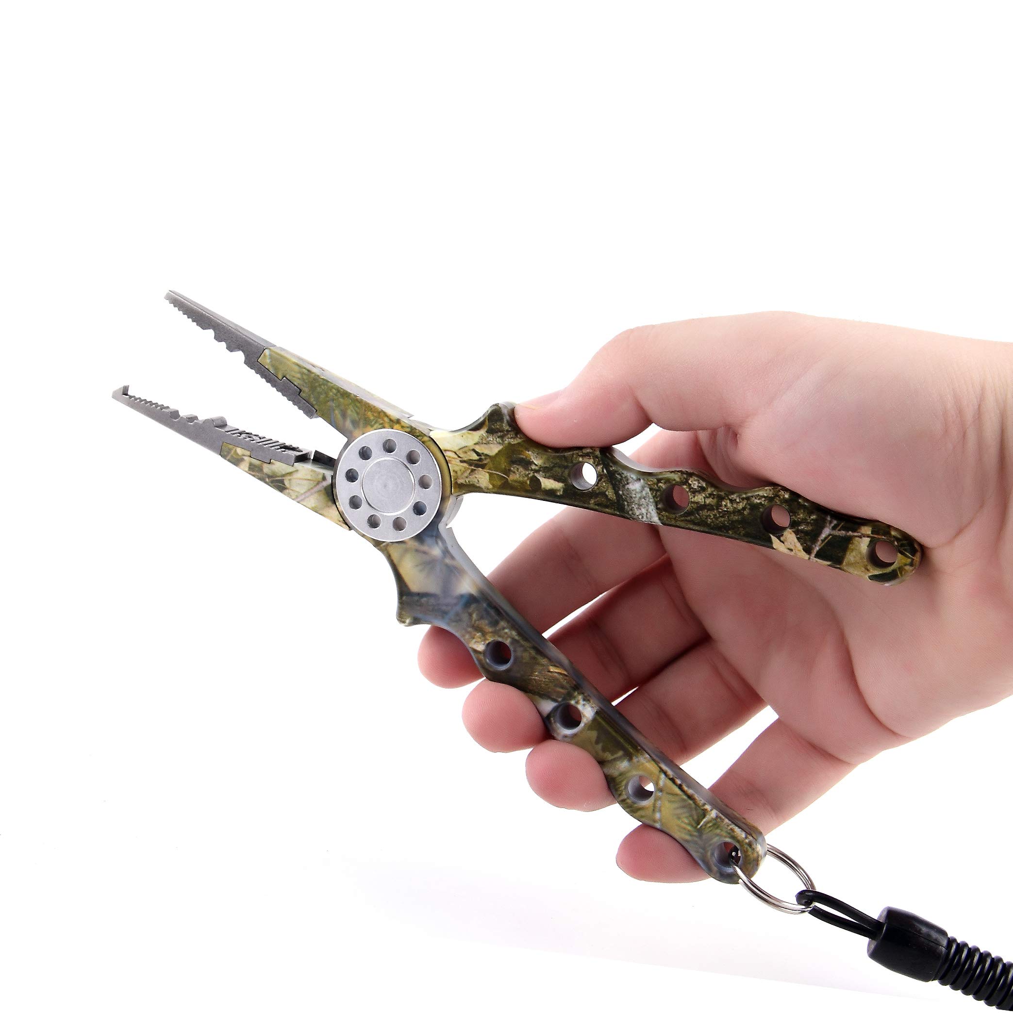 EGO Kryptek Fishing Pliers: Stainless Steel Jaws, Guyana