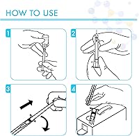 Vista 7 de Paquete de 20 jeringas desechables de 0.1 onzas líquidas con aguja, jeringas Luer Lock de 0.81 oz, 1 pulgada, envueltas individualmente