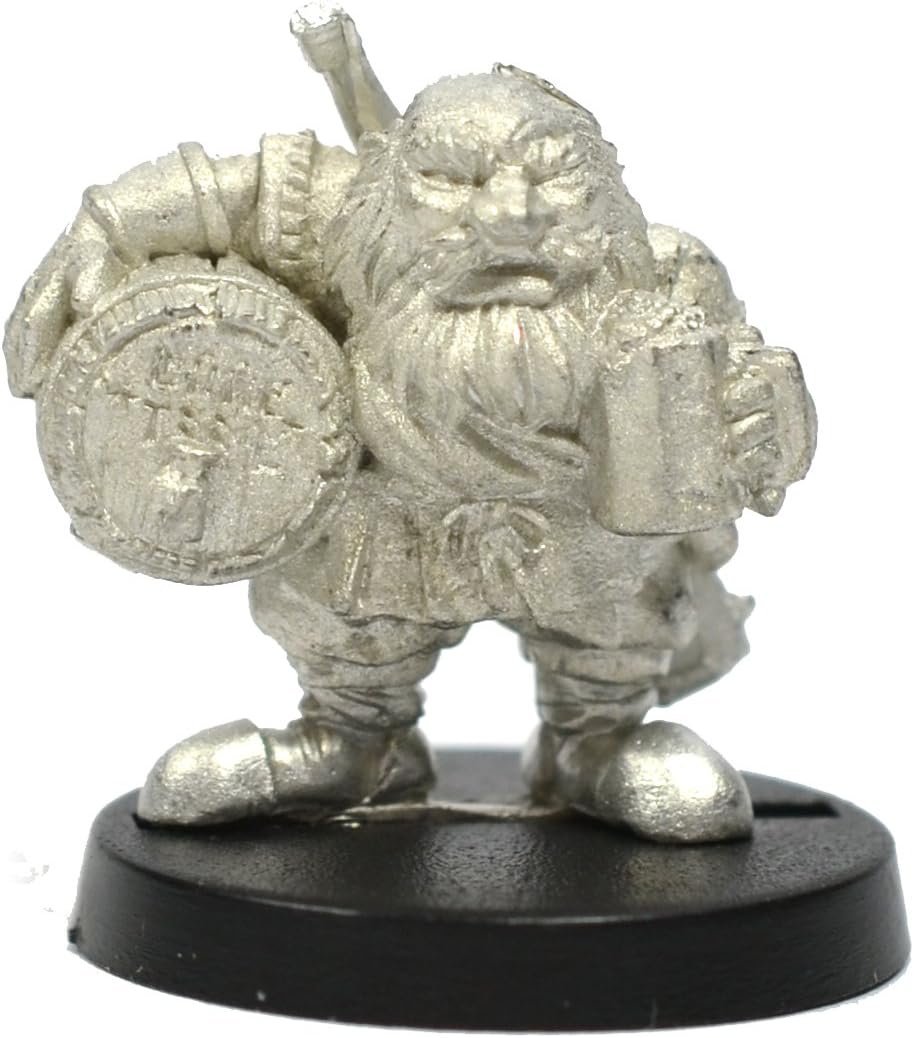 Stonehaven Miniatures Dwarf Brewmaster Figure (for 28mm Scale Table Top War Games) - Made in USA