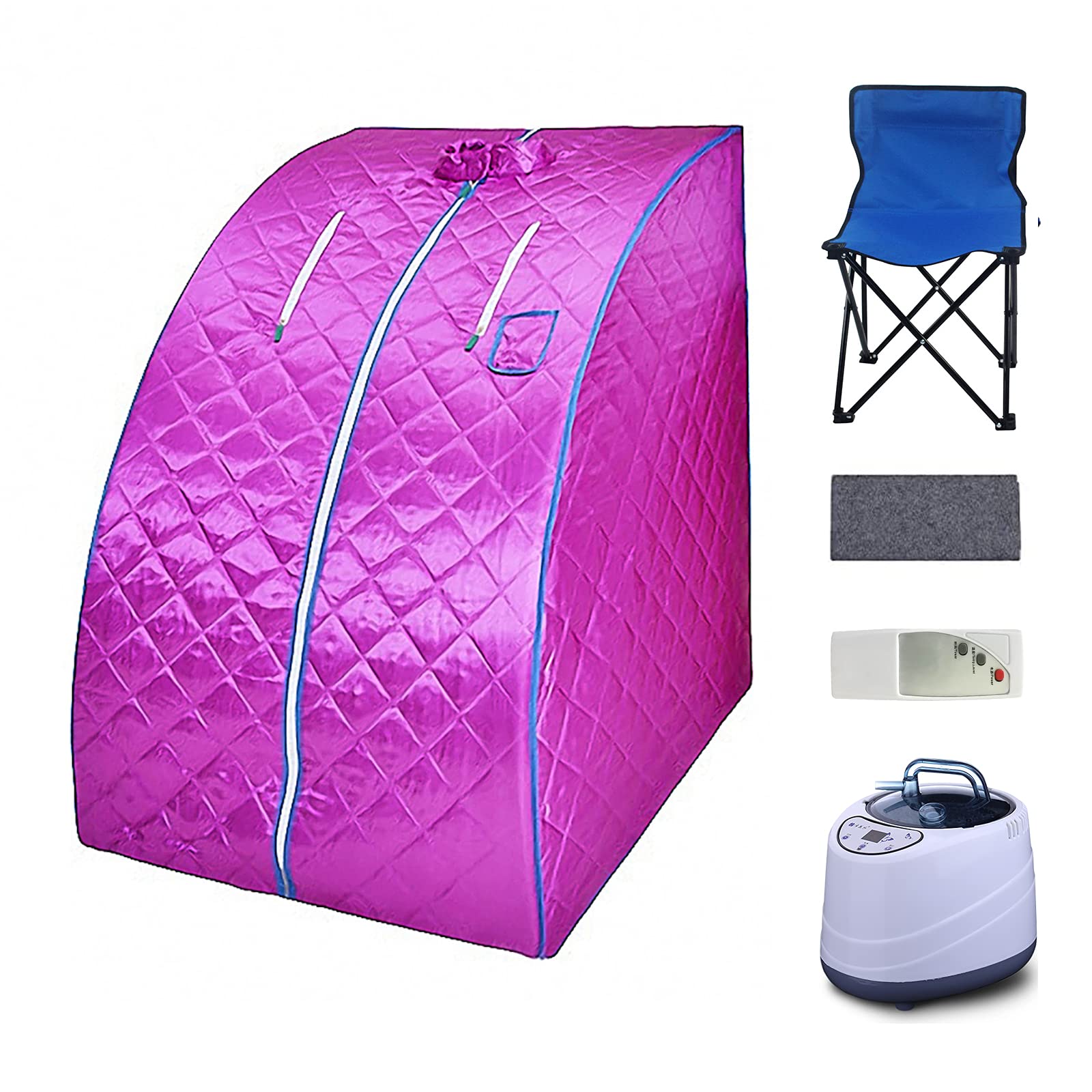 Buy AUTOENERGY Portable Steam Sauna Spa, 2L Personal Therapeutic Sauna ...