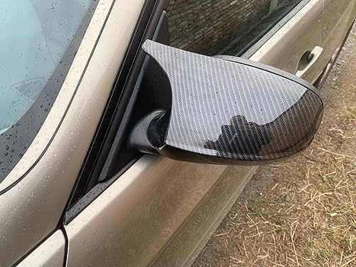 Vista 11 de Tapas de cubierta de espejo lateral estilo LCI M3, color negro brillante, compatible con BMW Serie 3 E90 E91 2009-2011/E92 E93 2011-2013 LCI M3