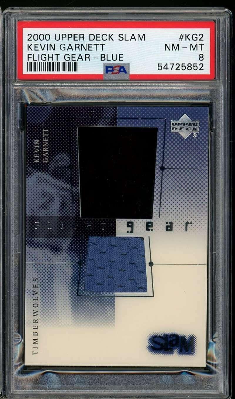 Kevin Garnett Card 2000-01 Upper Deck Slam Flight Gear #KG2 PSA 8 - Unsigned Basketball Cards