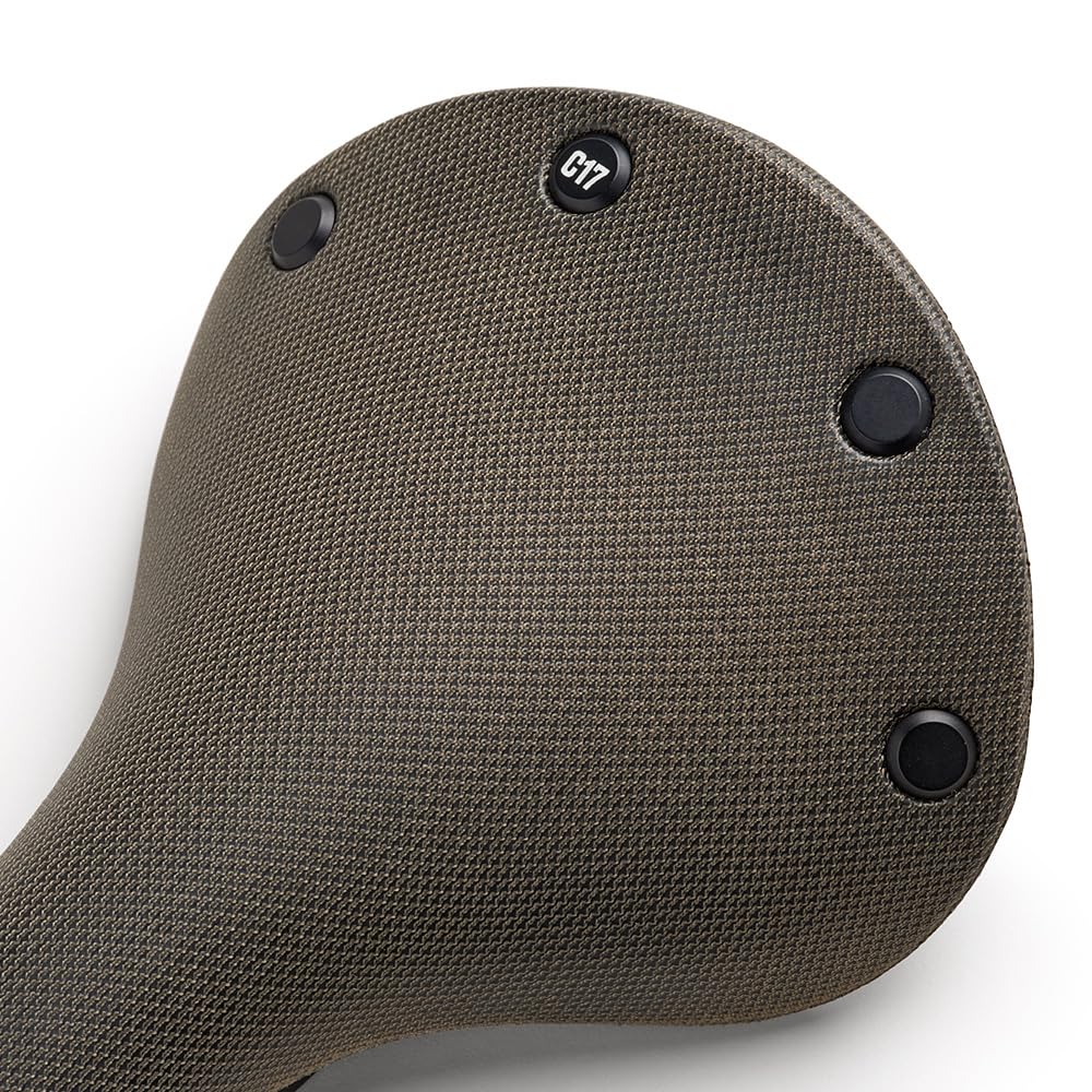 Brooks Unisex Fahrradsattel C17 Cambium, Mud - Grün, 804000