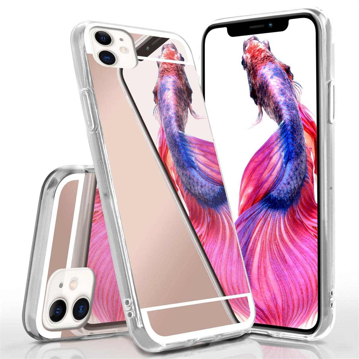 Coque miroir iPhone 11 silicone pour vos retouches maquillage - 8