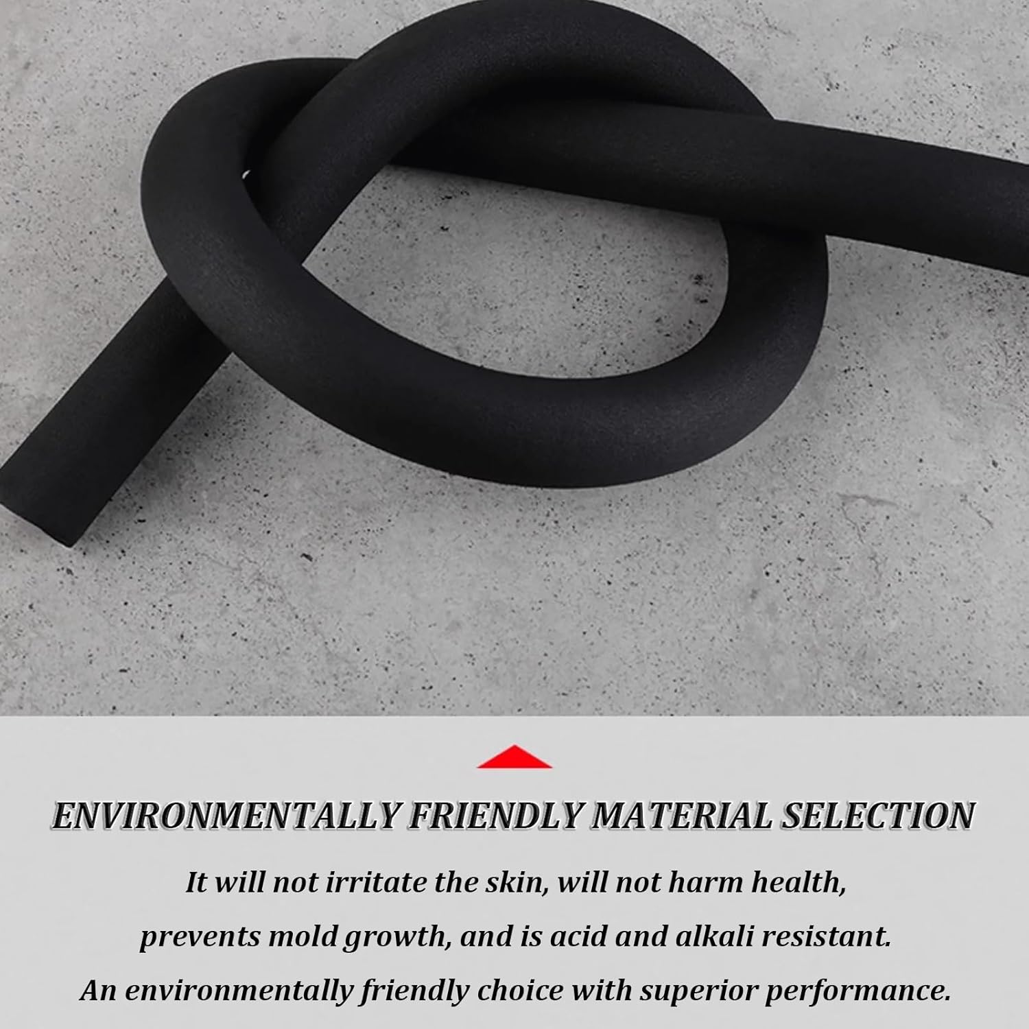 2 pcs Pvc pipe insulation,Outdoor Pipe Insulation Elastomeric,Rubber Tubular,Black Tubular,Pipe Insulation Foam Tube,For Domestic Heating And Plumbing,for Copper Pipe, Sprinkler. ( Size : 43MM*25MM*2M