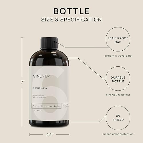 Miniatura 327 de VINEVIDA Aceite de fragancia de cuero genuino para fabricación de velas y fabricación de jabón, aromas de velas prémium para velas de soja