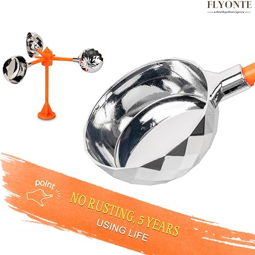 Miniatura 3 de Los pájaros reflejan dispositivos disuasorios visuales disuasorios de aves para control de aves al aire libre para paloma gaviota dispositivo