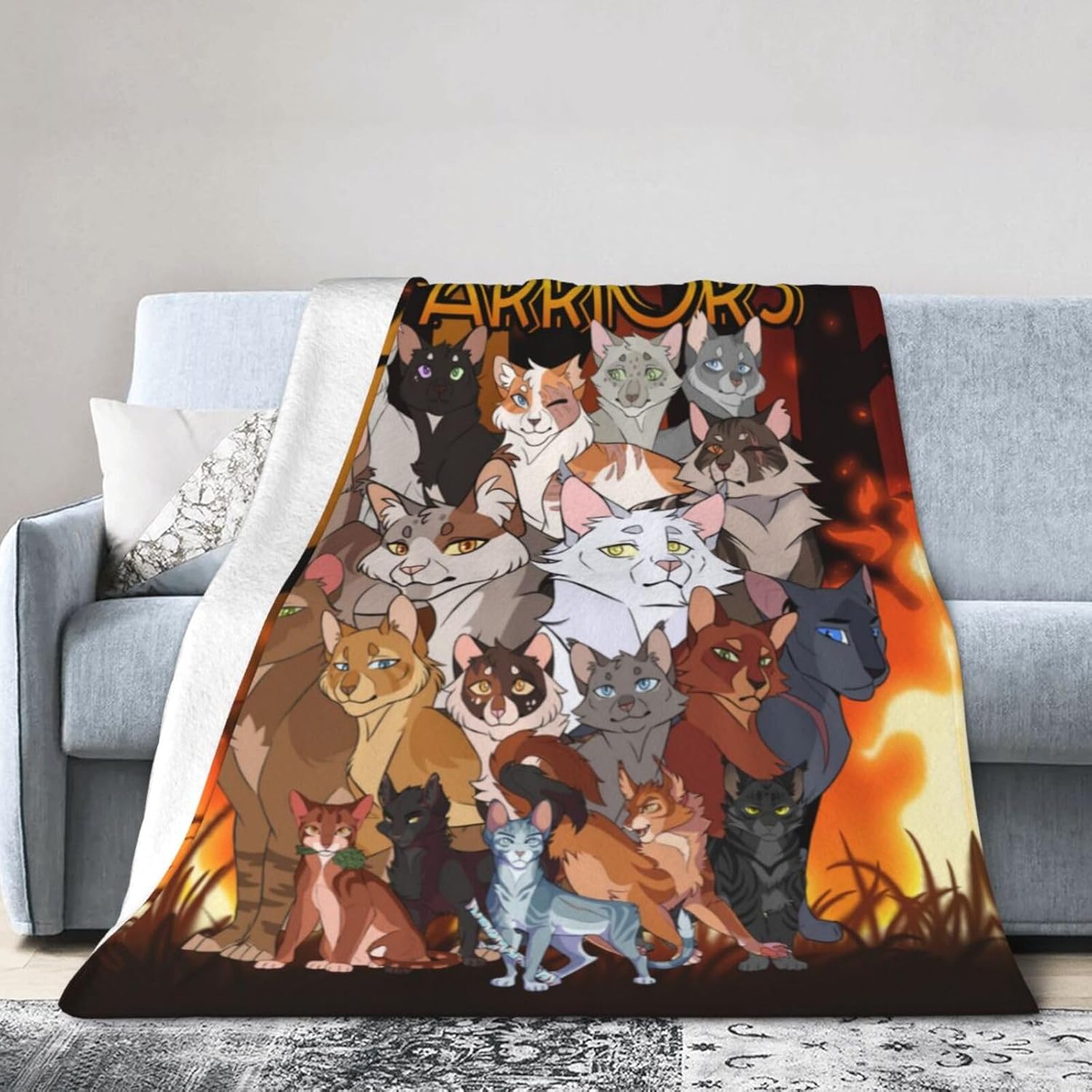 Cats Blanket for Women Girls Goys Pet Kids Soft Warm Cozy