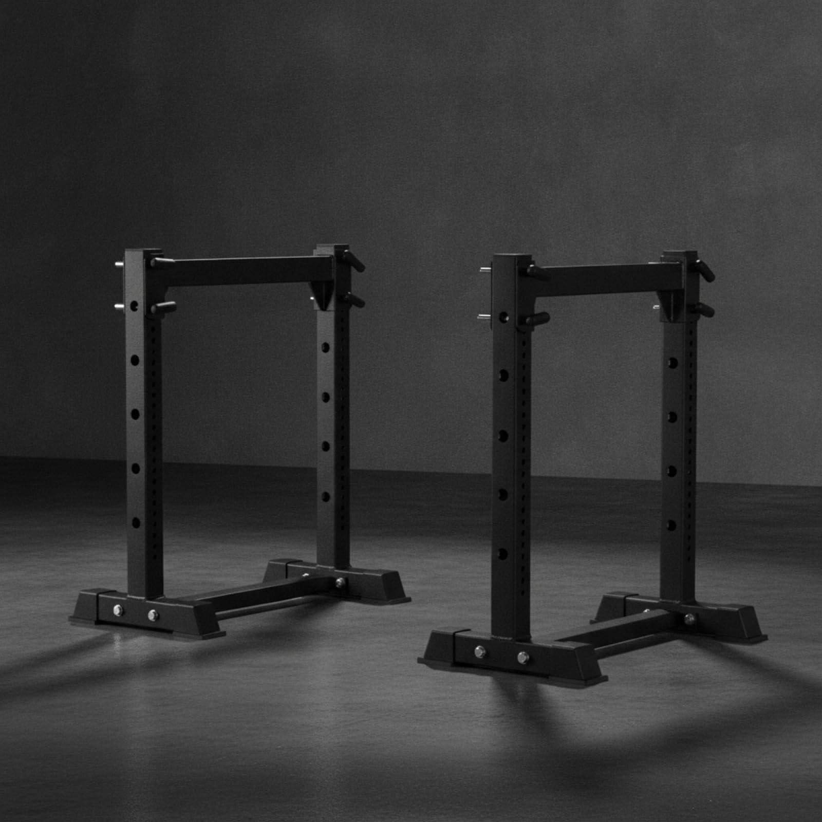 Gewichtheber-sicherheitsstange Bankdrückständer Trainingsstütze Langhantelablage aus Metall mit Solide Verarbeiteter Basis Und Verschiedenen Einstellmöglichkeiten für Training Fitnesscenter