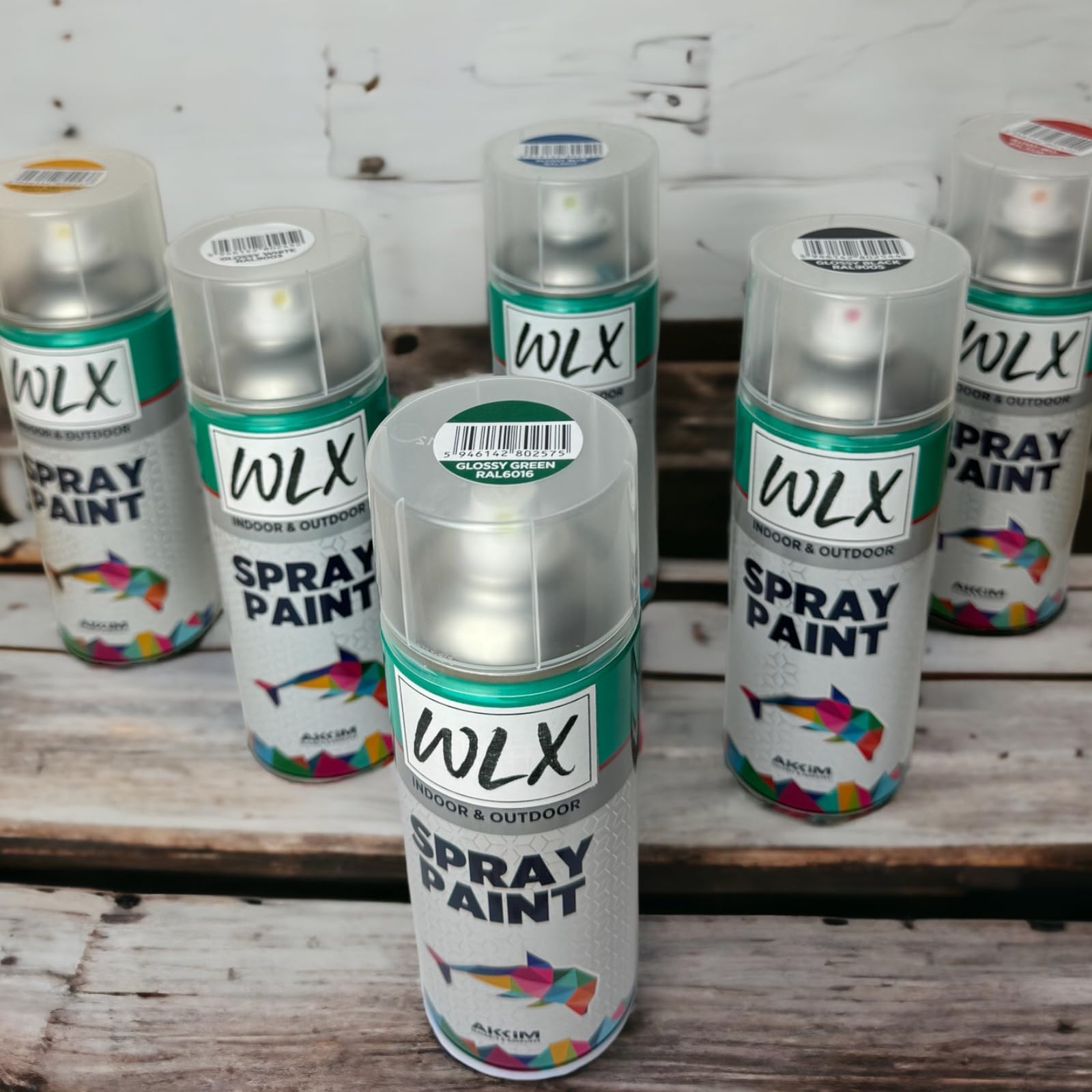 WLX Farba w sprayu czarna matowa (zestaw 2 szt.) po 400 ml. Szybkoschnąca puszka w sprayu. Farba w sprayu, lakier w sprayu, lakier lakierowy, farba graffiti, puszka sprayu. Kolor RAL