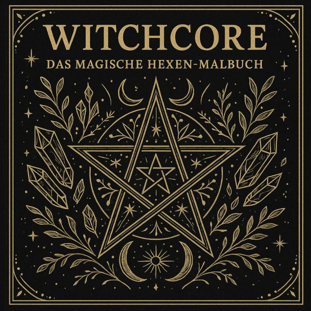 Witchcore – Das Magische Hexen-Malbuch: Mystische Symbole, Zaubertränke, Tarotkarten, okkulte Kreaturen & ästhetische Witchcore-Szenen zum Ausmalen