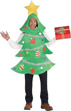 Adults Christmas Tree Costume- 1 pc 