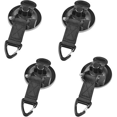 Amazon Jkr 吸盤 フック 強力 タープ連結用 車 カーサイドタープ テント用アクセサリー サンシェード固定 荷物締め付け 屋外用 4個入り 吊りクランプ Amazon Jkr 吸盤 フック 強力 タープ連結用 車 カーサイドタープ テント用アクセサリー サンシェード固定 荷物締め付け 屋外用 4個入り 吊りクランプ