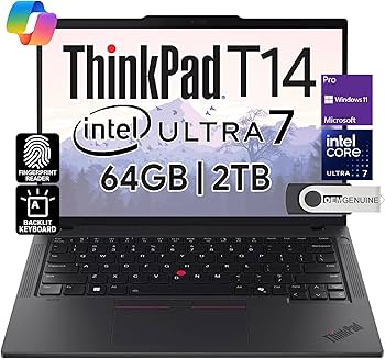 Amazon.com: Lenovo ThinkPad T14 Gen 6 Business Laptop 14